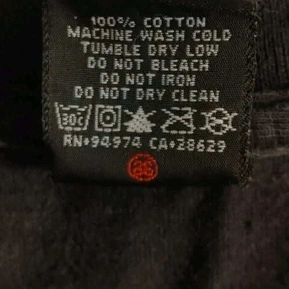 Vtg Y2K Stussy Misfits Crimson Ghost Print T-Shirt Size (L) - Picture 6 of 6